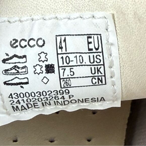 ECCO Soft 7 Women's Nubuck pink Sneaker shoes size 10 - Picture 8 of 9